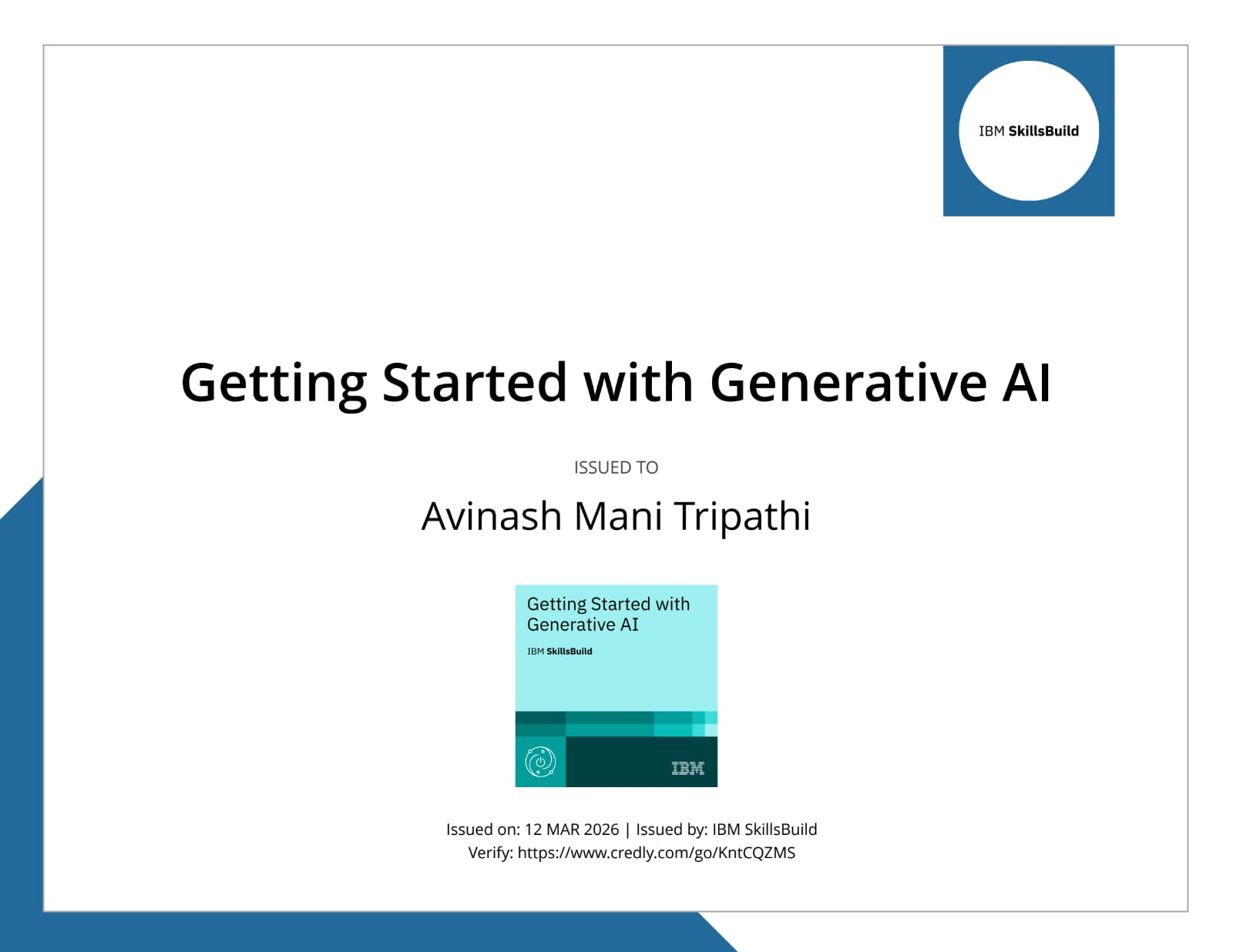 Avinash Mani Tripathi | Portfolio